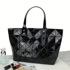 Brown Plaid Matte Sling Bag Large Capacity Women's Versatile Bag