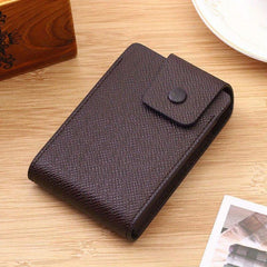 Unisex Leather Wallet ID Credit Card Holder
