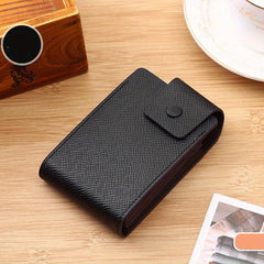 Unisex Leather Wallet ID Credit Card Holder
