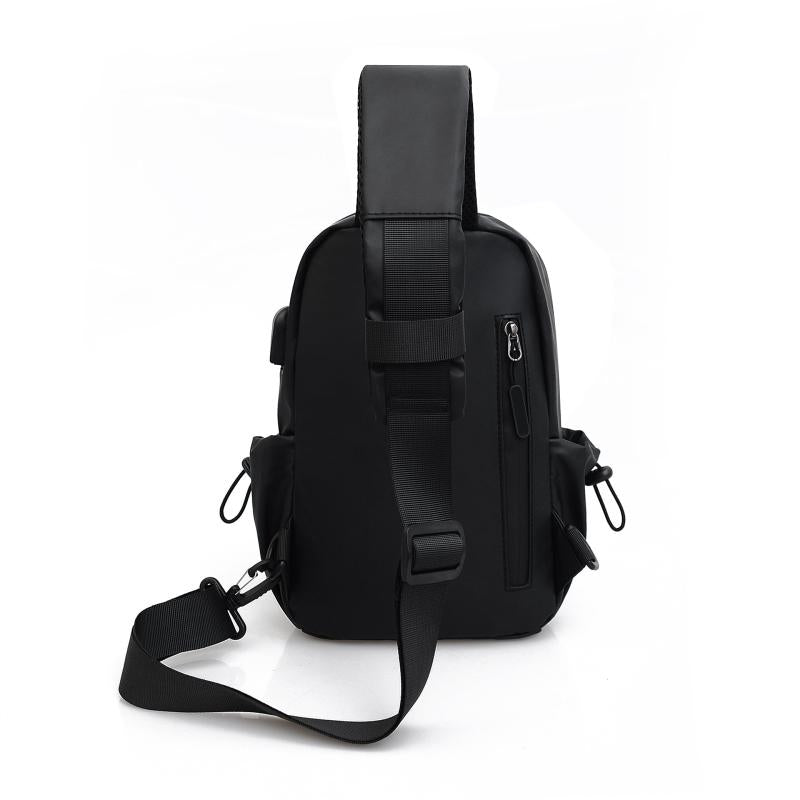 Multi-use Crossbody Bag with Data Wire Hole
