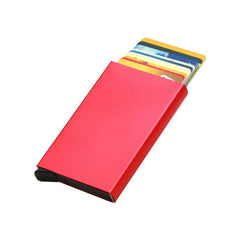 RFID Credit Card Holder Stainless Steel Wallet Large Capacity