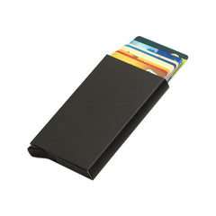 RFID Credit Card Holder Stainless Steel Wallet Large Capacity