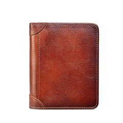 1pc Men's 3 in 1 Leather Wallet - Ultra Thin Multifunctional Card Case