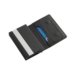 RFID Blocking Card Holder Auto Pop-up Money Clip Zipper Coin Purse
