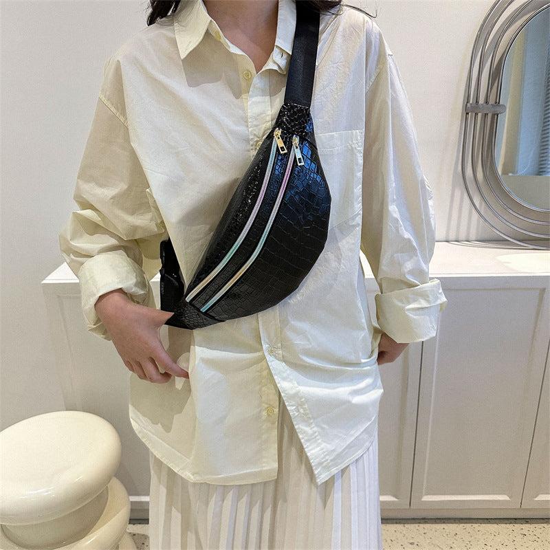 Crocodile Pattern Crossbody Bag for Women