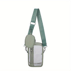 Transparent PVC Mini Crossbody Bag Adjustable Strap Waterproof Chest Bag