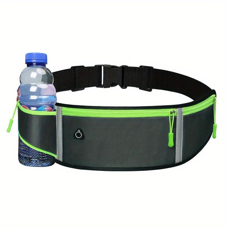 3-Pocket Outdoor Sports Fanny Pack Fitness Running Waist Bag