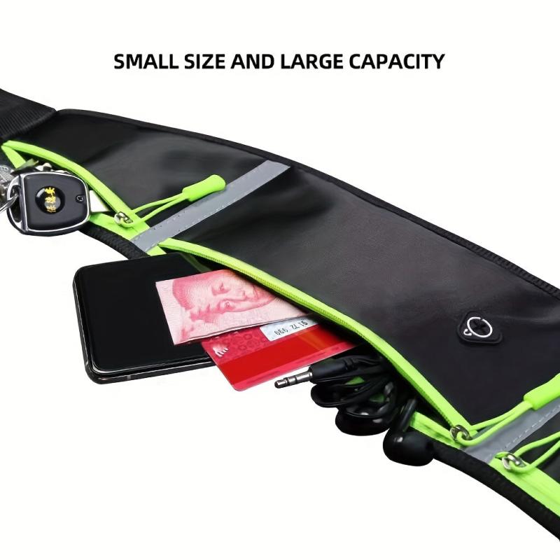 3-Pocket Outdoor Sports Fanny Pack Fitness Running Waist Bag