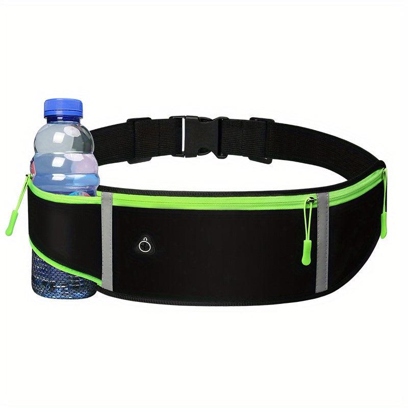 3-Pocket Outdoor Sports Fanny Pack Fitness Running Waist Bag