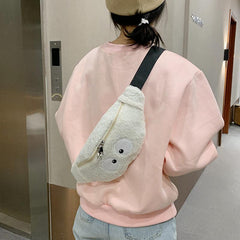 Women's Eye Pattern Crossbody Bag Lambskin Versatile Waist Bag