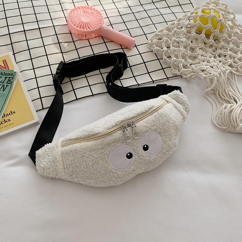 Women's Eye Pattern Crossbody Bag Lambskin Versatile Waist Bag