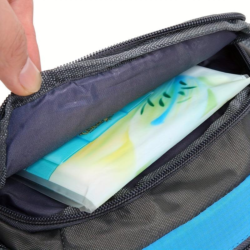 Outdoor Waist Bag Portable Fanny Pack Travel Sling Bag & Crossbody Purse