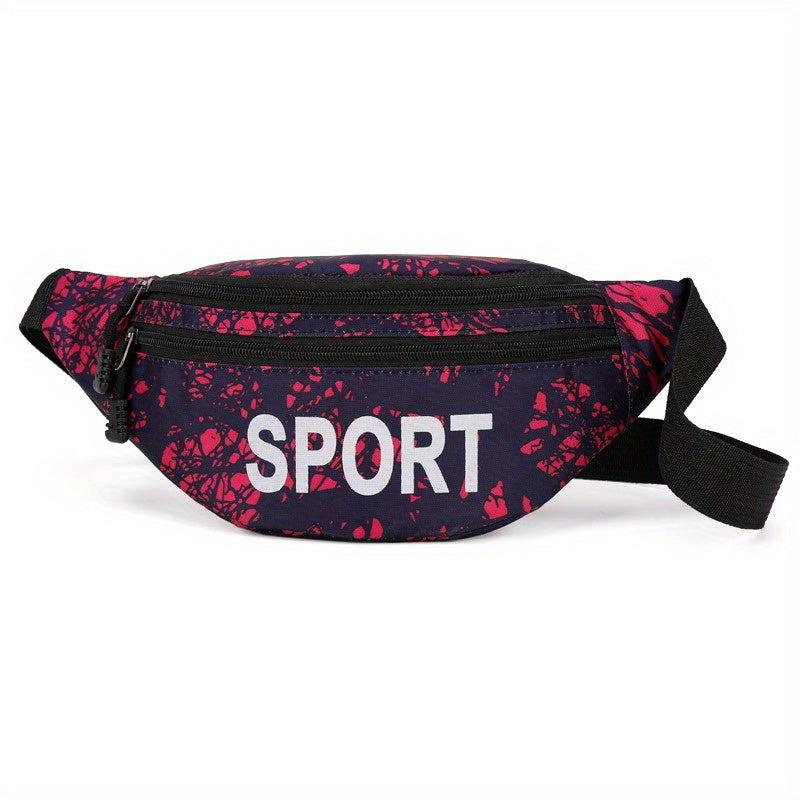 Camouflage Running Waist Bag Waterproof Fanny Pack for Outdoor Travel