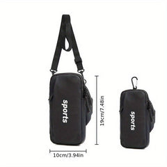 Sports Arm Bag PU Leather Waterproof Running Armband