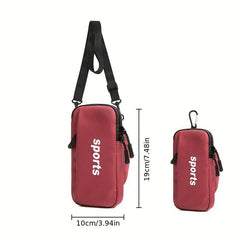 Sports Arm Bag PU Leather Waterproof Running Armband