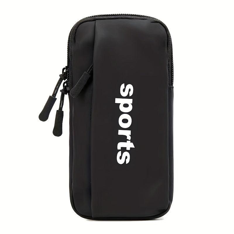 Sports Arm Bag PU Leather Waterproof Running Armband