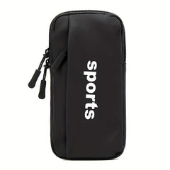 Sports Arm Bag PU Leather Waterproof Running Armband