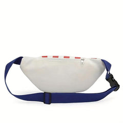 Stylish Zipper Chest Bag for Women with Flap Pattern