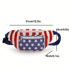 Stylish Zipper Chest Bag for Women with Flap Pattern