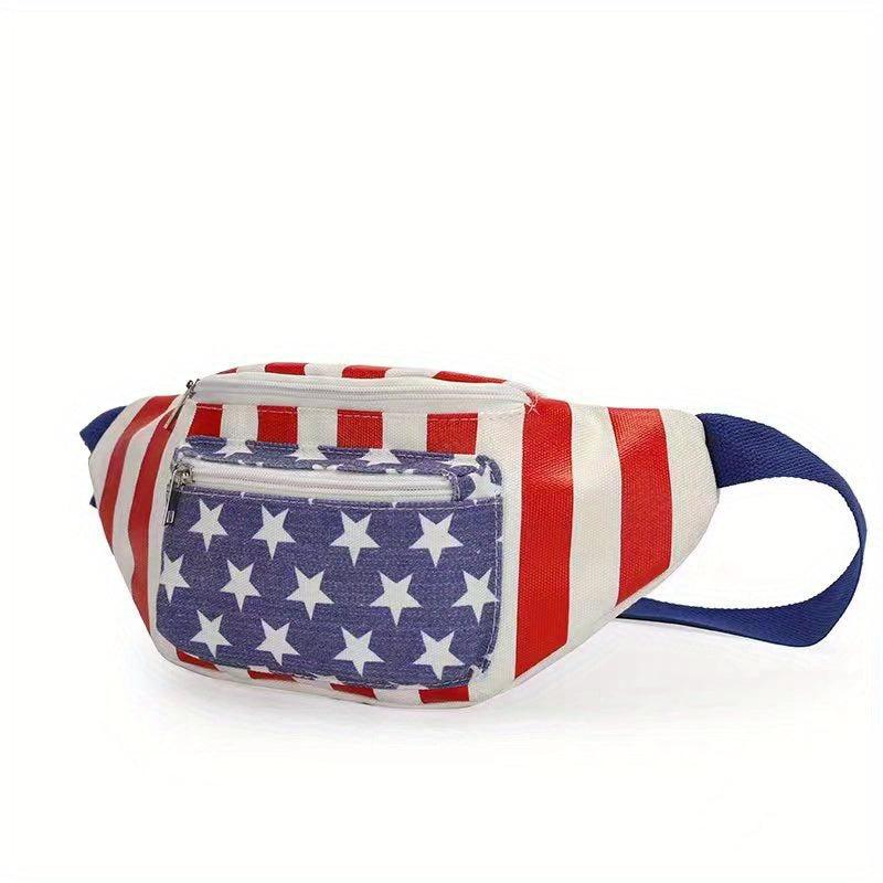 Stylish Zipper Chest Bag for Women with Flap Pattern