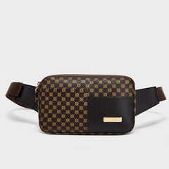 Leopard Print Fanny Pack Belt Bag Women's Sports Crossbody Chest Bag
