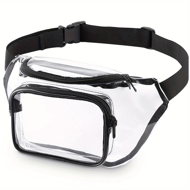 Clear Fanny Pack Stadium Approved Waterproof Durable Belt Bag
