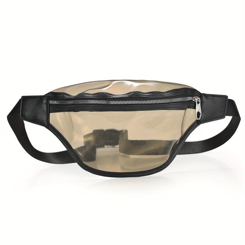 Transparent Jelly Chest Bag Stadium Approved Crossbody Bag PVC Waist Bag