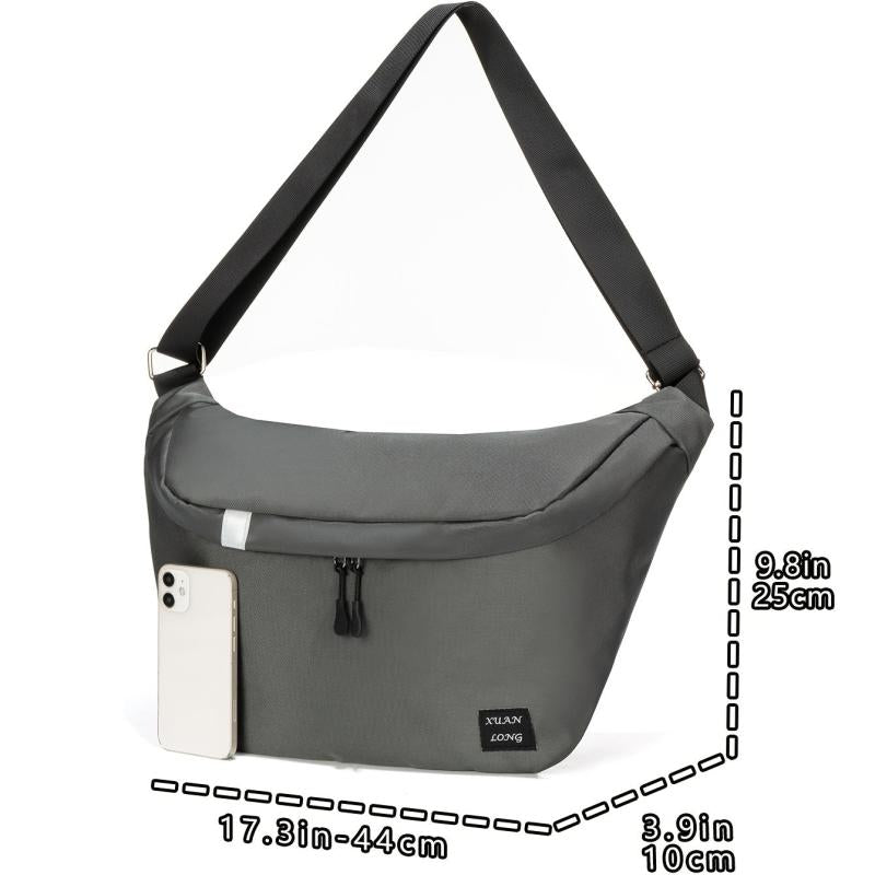 Women's Letter Patch Fanny Pack for Travel Hiking