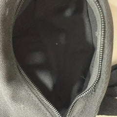 Canvas Zipper Chest Bag Durable Crossbody Waist Bag