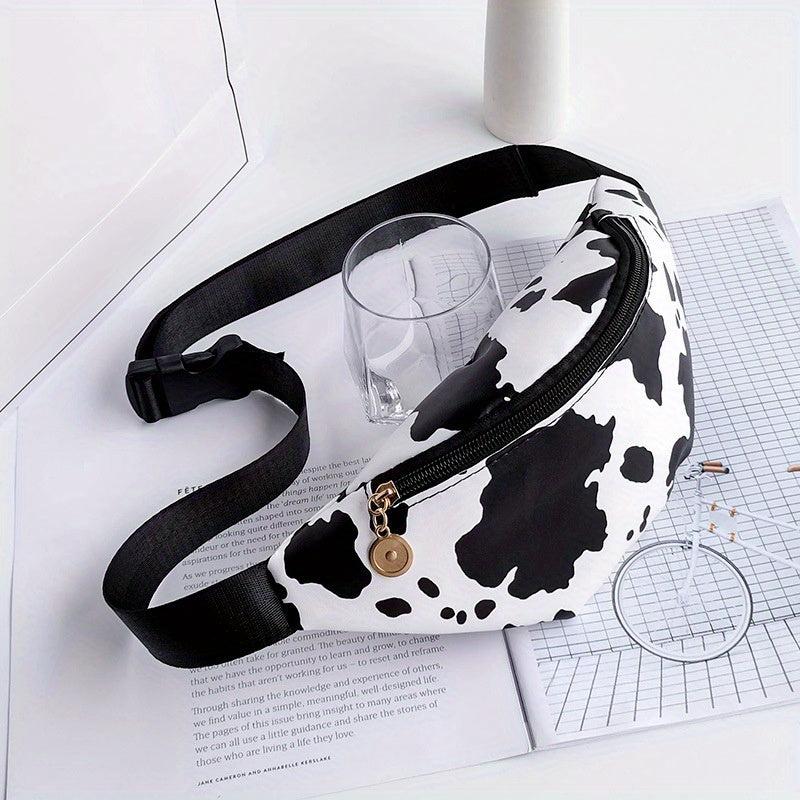 Women's Bold Print Chest Bag - Casual Phone Bag & Fanny Pack