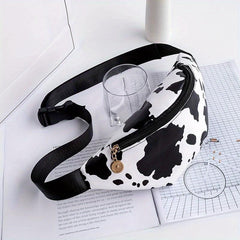 Women's Bold Print Chest Bag - Casual Phone Bag & Fanny Pack