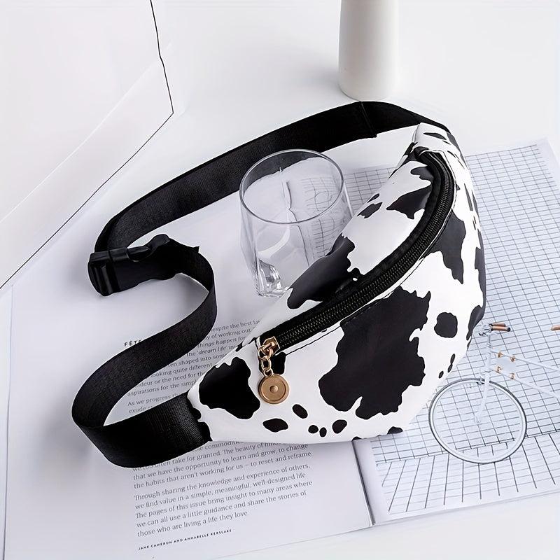 Women's Bold Print Chest Bag - Casual Phone Bag & Fanny Pack