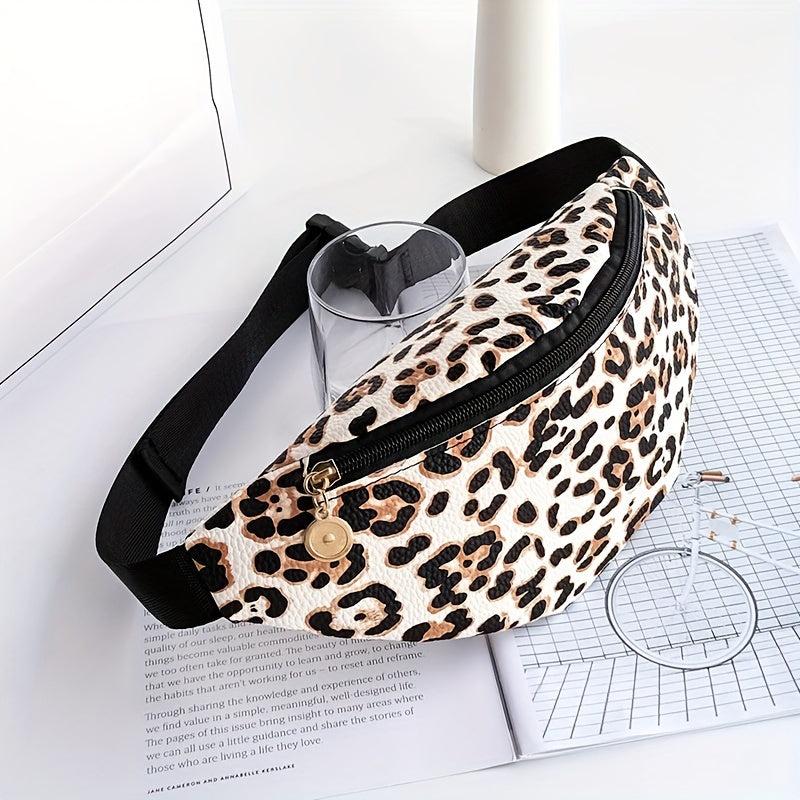 Women's Bold Print Chest Bag - Casual Phone Bag & Fanny Pack