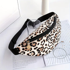 Women's Bold Print Chest Bag - Casual Phone Bag & Fanny Pack