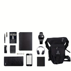 Waterproof Durable Waist And Leg Bag Buckle Solid Fanny Pack