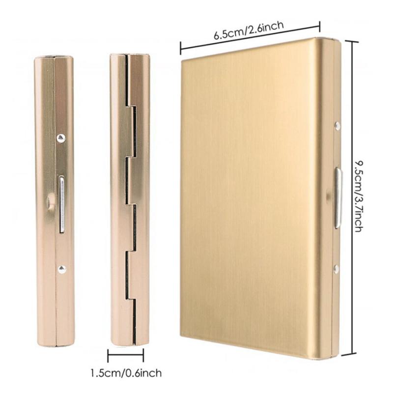RFID Blocking Aluminum Card Holder Slim Wallet Anti theft Credit Card Holder