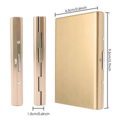 RFID Blocking Aluminum Card Holder Slim Wallet Anti theft Credit Card Holder