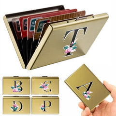 RFID Blocking Aluminum Card Holder Slim Wallet Anti theft Credit Card Holder