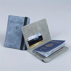 Portable Passport Ticket Holder Protector Elastic Band