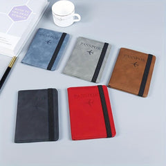 Portable Passport Ticket Holder Protector Elastic Band