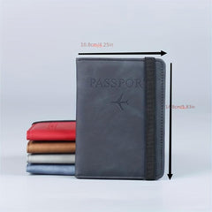 Portable Passport Ticket Holder Protector Elastic Band