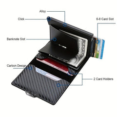 RFID Blocking Credit Card Holder Wallet Men Slim Mini Small Money Wallets