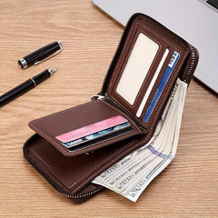 Men's Genuine Leather Business Wallet