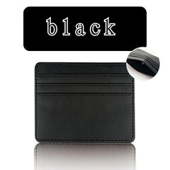 Portable Leather Cards Holder Slim Bank Credit Card Id Cards Coin Pouch Case Bag