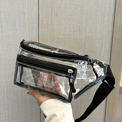 Clear PVC Waist Bag Waterproof for Travel & Concert