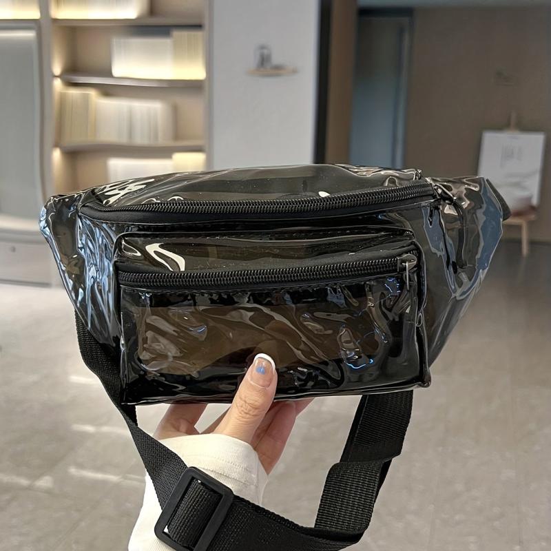 Clear PVC Waist Bag Waterproof for Travel & Concert