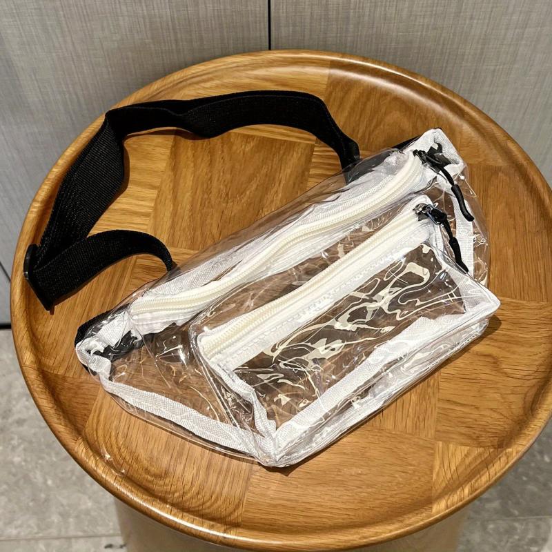 Clear PVC Waist Bag Waterproof for Travel & Concert