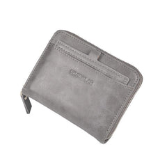 Men's RFID Anti-theft Coin Purse Short Wallet