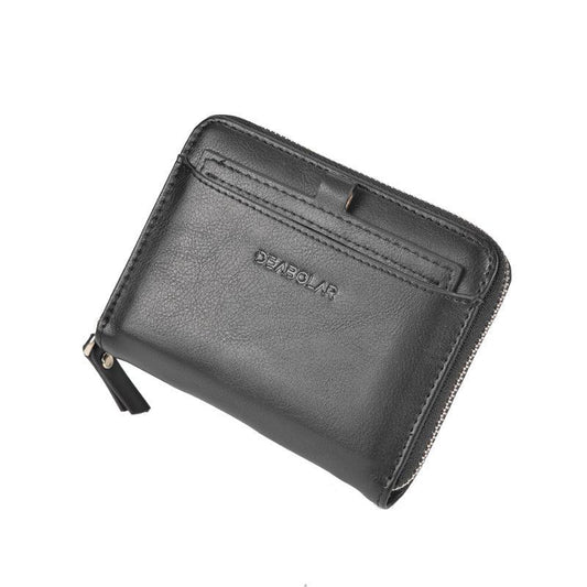 Men's RFID Anti-theft Coin Purse Short Wallet