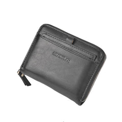 Men's RFID Anti-theft Coin Purse Short Wallet